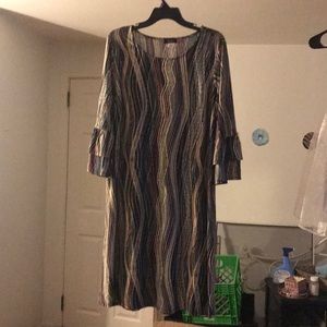 Beautiful COCOML woman dress with stripes